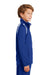 Sport-Tek YST90 Youth Full Zip Track Jacket True Royal Blue/White Model Side