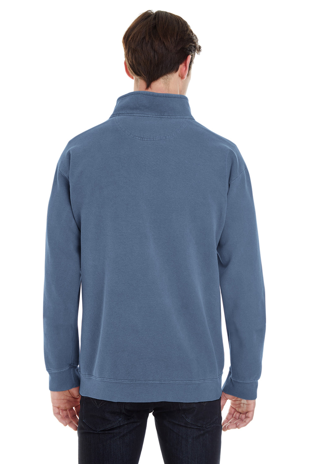 Comfort Colors Men's Adult 1/4 Zip Sweatshirt, Style 1580, Blue Jean, Small  : : Clothing, Shoes & Accessories