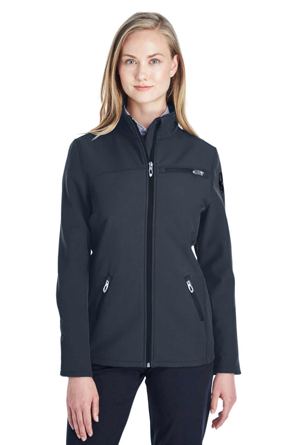 Spyder 187337 Womens Transport Full Zip Jacket Frontier Blue Front