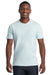 Next Level 3600 Mens Fine Jersey Short Sleeve Crewneck T-Shirt Light Blue Front