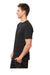 Next Level 4600 Mens Eco Short Sleeve Crewneck T-Shirt Black Side