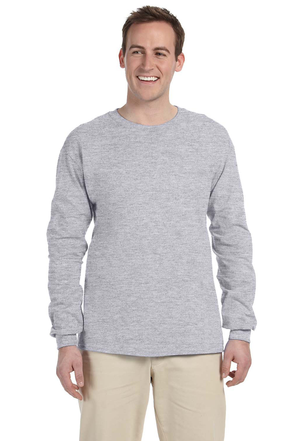 fruit of the loom men's long sleeve t shirts