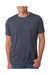 Next Level 6200 Mens Jersey Short Sleeve Crewneck T-Shirt Denim Blue Front