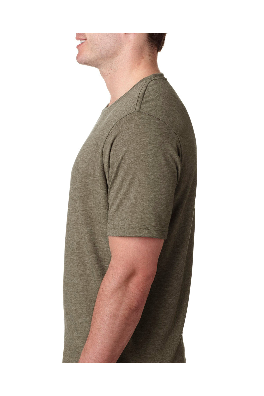 Next Level 6200 Mens Jersey Short Sleeve Crewneck T-Shirt Sage Brown Side