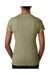 Next Level 6610 Womens CVC Jersey Short Sleeve Crewneck T-Shirt Light Olive Green Back