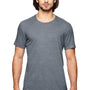 Gildan Mens Short Sleeve Crewneck T-Shirt - Heather Graphite Grey