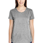 Gildan Womens Short Sleeve Crewneck T-Shirt - Heather Grey - Closeout