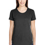 Gildan Womens Short Sleeve Crewneck T-Shirt - Heather Dark Grey - Closeout