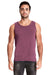 Next Level 7433 Mens Inspired Dye Tank Top Shiraz Purple Front