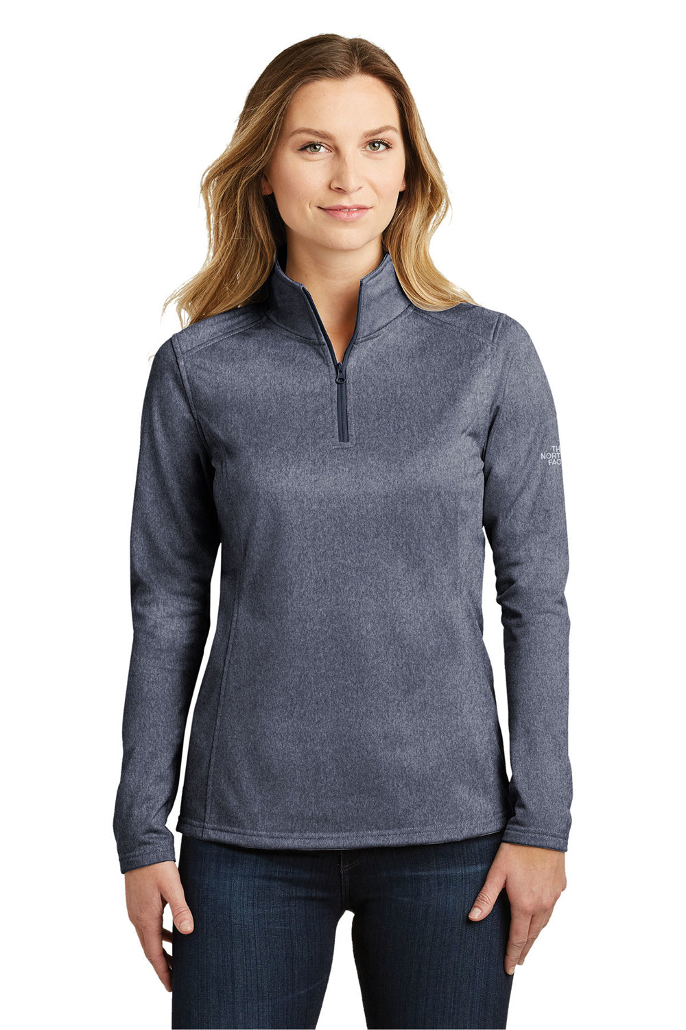 The North Face NF0A3LHC Womens Heather Urban Navy Blue Tech Pill ...