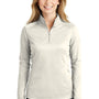 The North Face Womens Tech Pill Resistant Fleece 1/4 Zip Jacket - Vintage White - Closeout