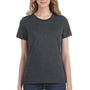 Gildan Womens Short Sleeve Crewneck T-Shirt - Heather Dark Grey