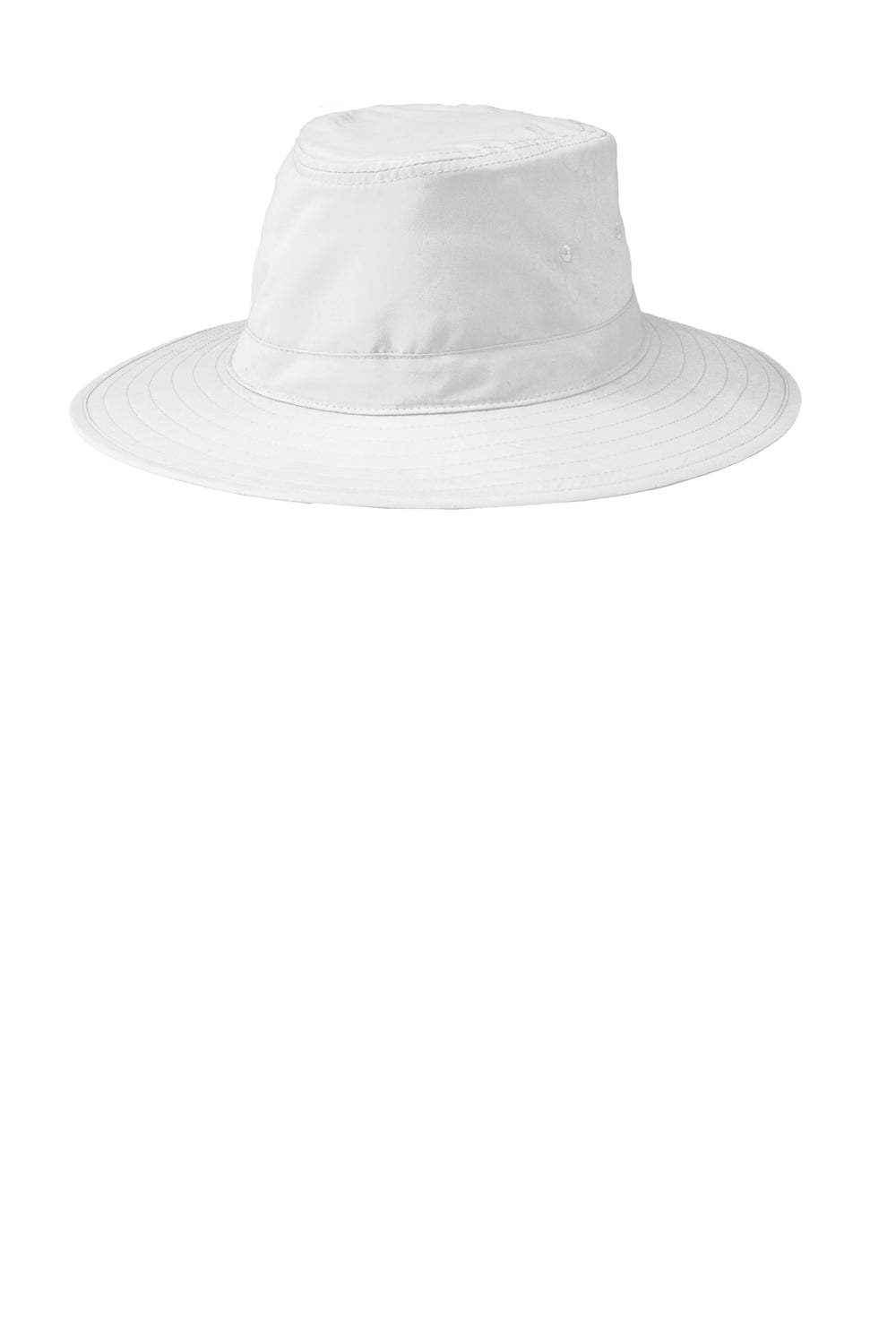 Port Authority C921 Mens White Wide Brim Hat —