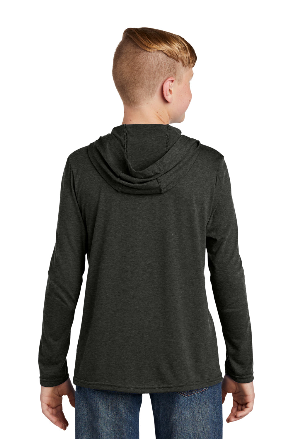 District DM139 Perfect Tri Long Sleeve Hoodie Charcoal XS