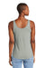 District DT151 Womens Perfect Tri Relaxed Tank Top Heather Grey Back