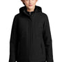 Port Authority Womens Tech Windproof & Waterproof Full Zip Hooded Jacket - Deep Black - Closeout