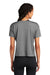 Sport-Tek Womens Draft Crop Short Sleeve Crewneck T-Shirt Dark Grey Side