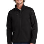 The North Face Mens Castle Rock Wind & Water Resistant Full Zip Jacket - Black - Closeout