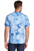 Port & Company Mens Crystal Tie-Dye Short Sleeve Crewneck T-Shirt Sky Blue Side