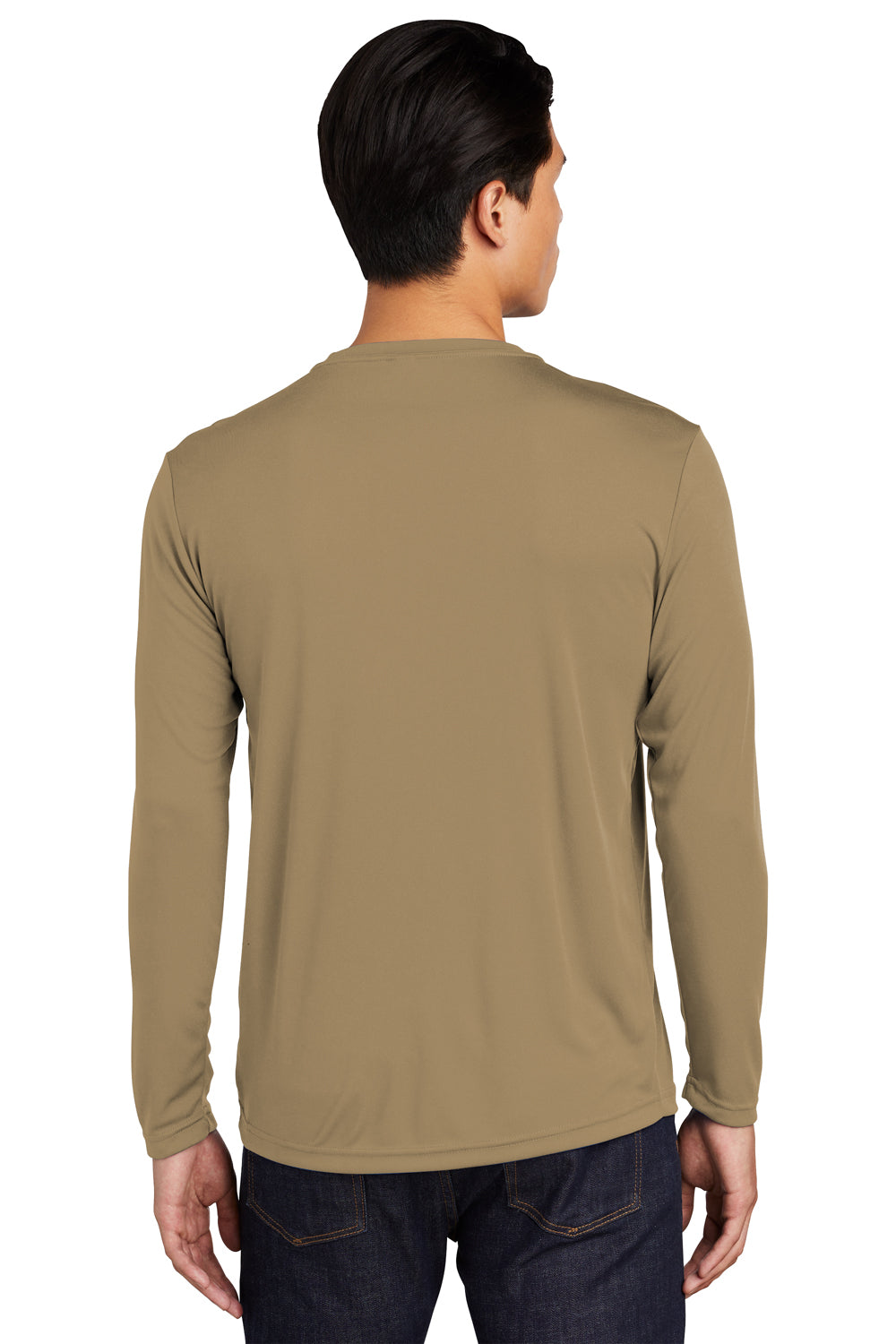 MEN'S MOISTURE WICKING Dri fit Long Sleeve SPORT-TEK T-shirt NEW XS-4XL  ST350LS