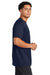 Sport-Tek ST760 Echo Short Sleeve Crewneck T-Shirt True Navy Blue Side