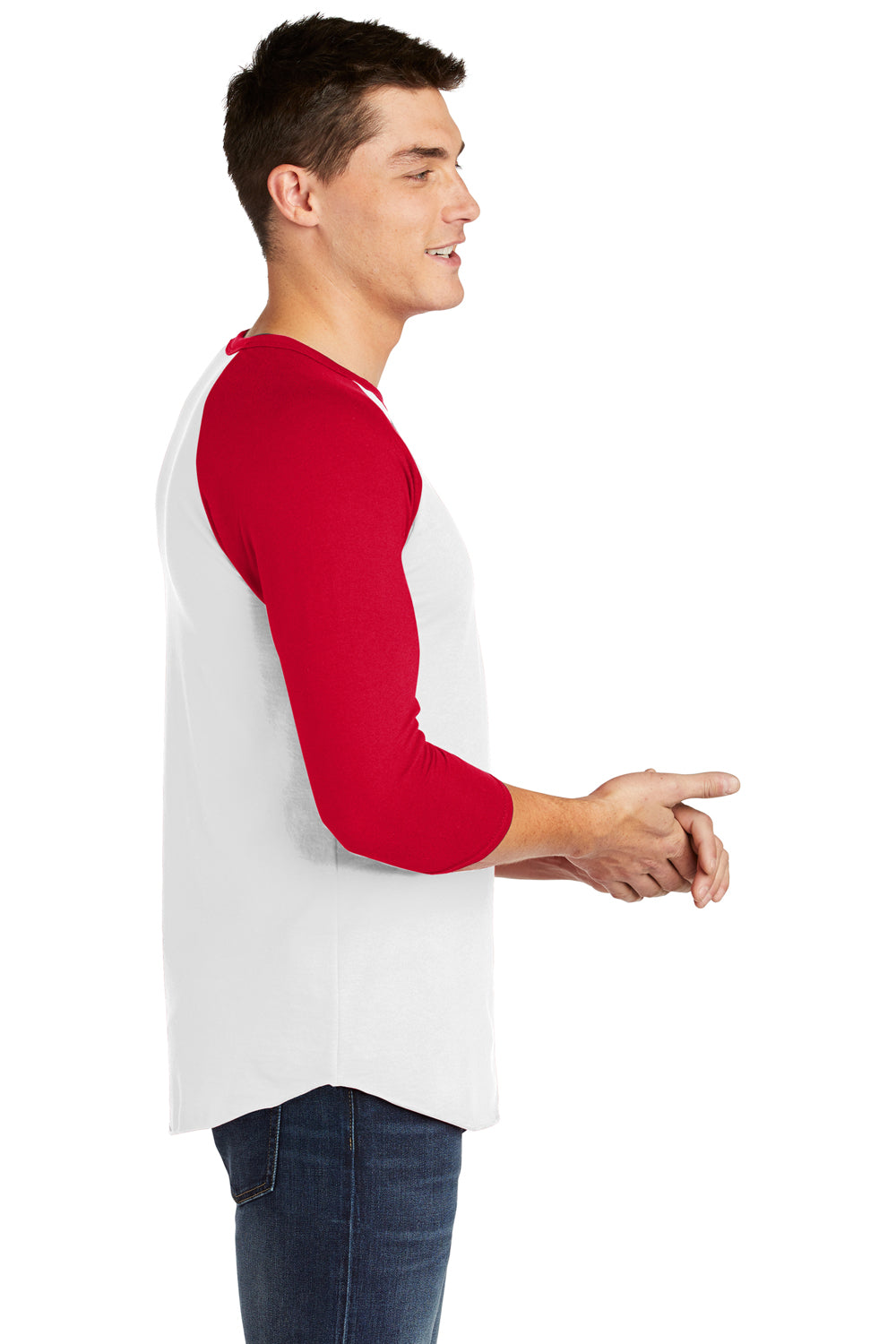 3/4 Sleeve Unisex Raglan T-Shirt - BB453W (Tees)