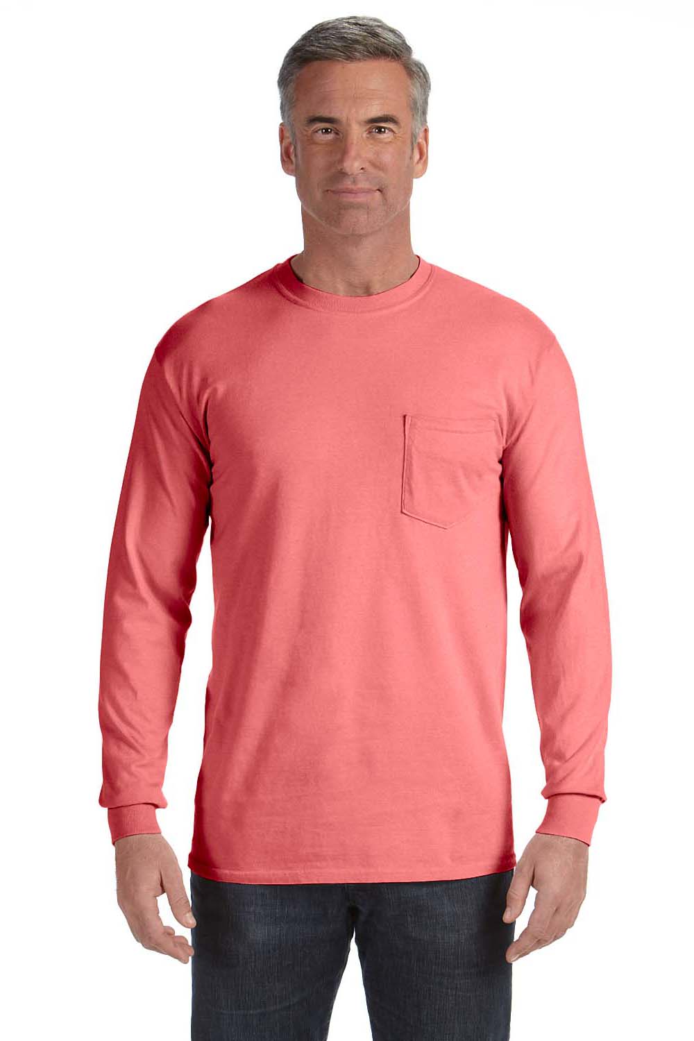 Tagless 100% Cotton Long Sleeve T-Shirt