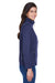 Core 365 CE708W Womens Techno Lite Water Resistant Full Zip Jacket Navy Blue Side