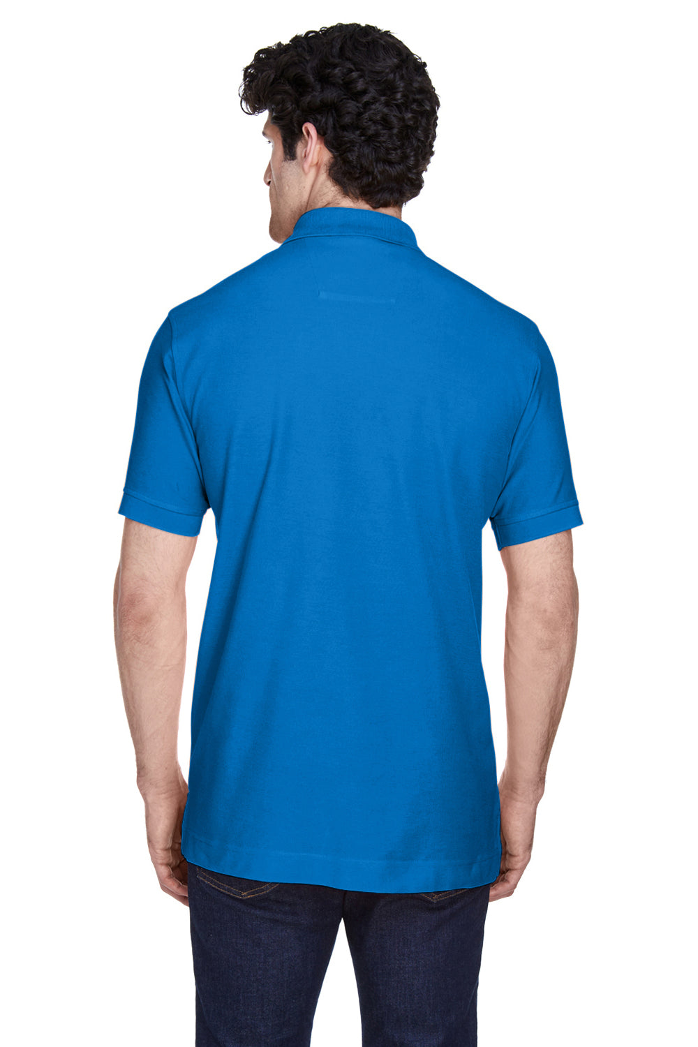 Devon & Jones Men's Pima Pique Short Sleeve Polo Shirts D100