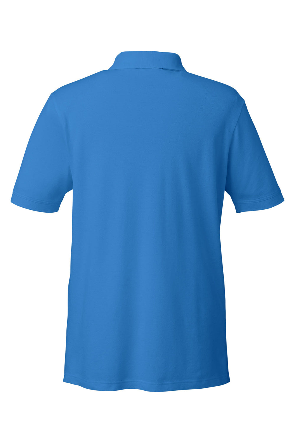 Devon & Jones DG100 Mens New Classics Performance Moisture Wicking Short Sleeve Polo Shirt French Blue Flat Back