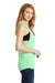 District DT6301 Womens Very Important Festival Tank Top Mint Green Side