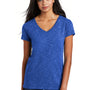 District Womens Medal Short Sleeve V-Neck T-Shirt - Deep Royal Blue - Closeout