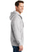 Sport-Tek F282 Mens Fleece Full Zip Hooded Sweatshirt Hoodie Heather Grey Side