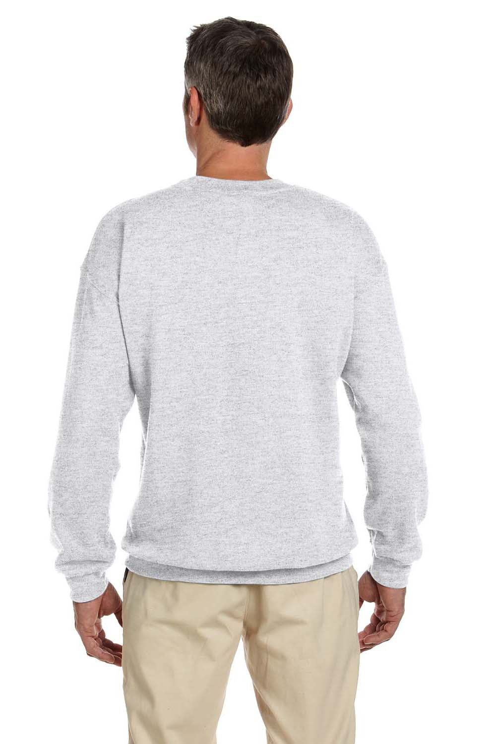 Gildan Mens Pill Resistant Fleece Crewneck Sweatshirt - Ash Grey