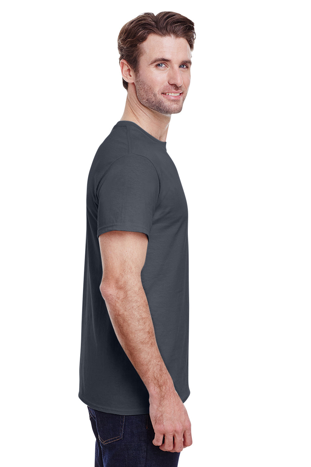 Gildan Mens Ultra Cotton T-Shirt, 2XL, Charcoal