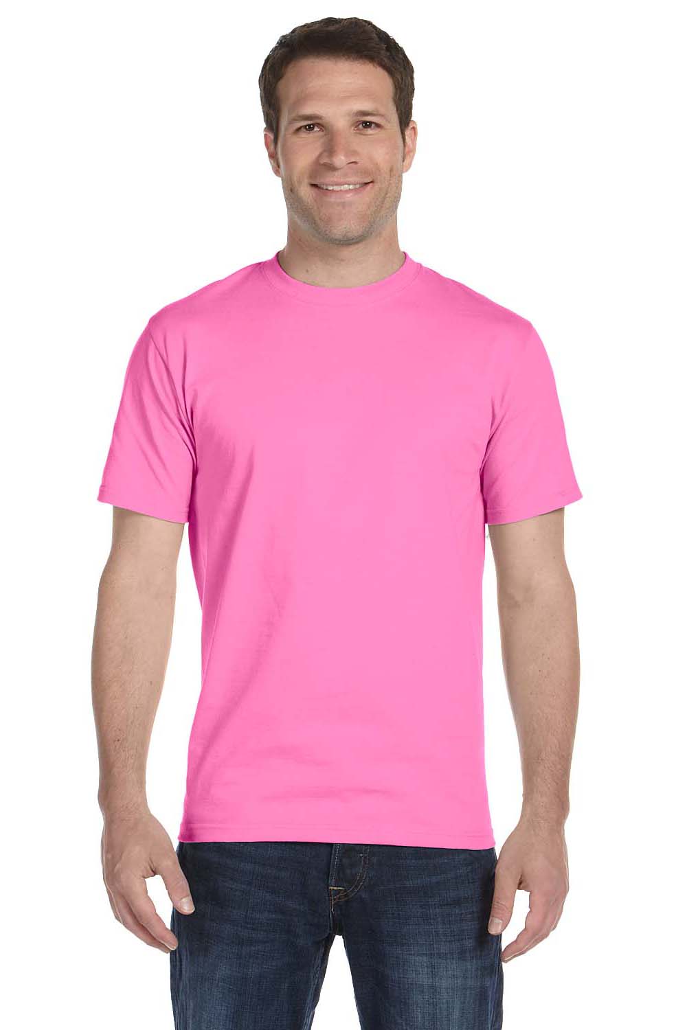 Gildan Men's DryBlend T-Shirt - Light Pink - Small - 8000