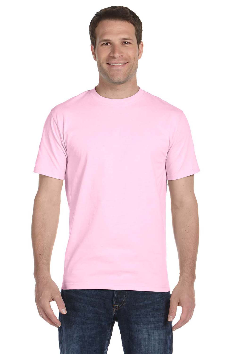 Gildan Men's DryBlend T-Shirt - Light Pink - Small - 8000