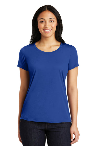 Zelos Women's Short Sleeve Scoop Neck T-Shirt, Blue, X-Large