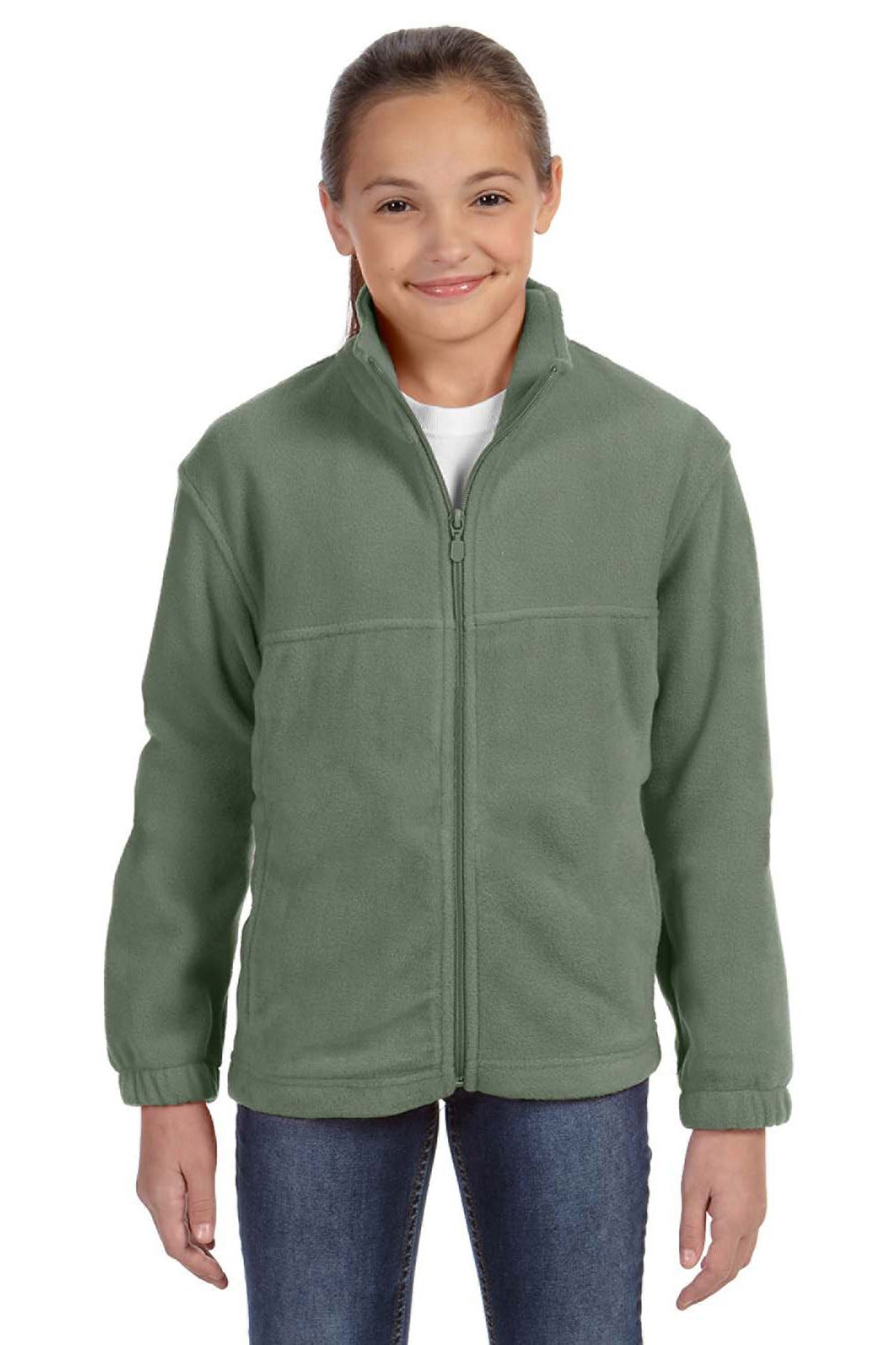 Harriton Youth Full-Zip Fleece