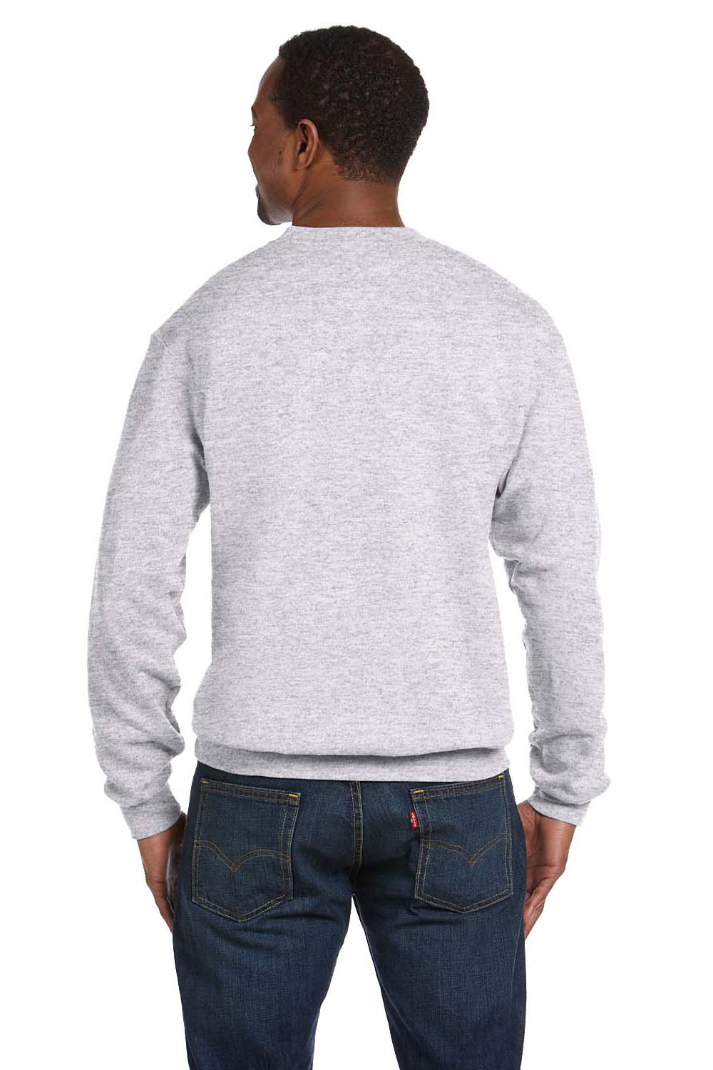 Port & Company Ash Grey Ultimate Crewneck Sweatshirt