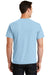 Port & Company PC099 Mens Beach Wash Short Sleeve Crewneck T-Shirt Glacier Blue Back