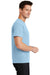 Port & Company PC099 Mens Beach Wash Short Sleeve Crewneck T-Shirt Glacier Blue Side