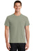 Port & Company PC099 Mens Beach Wash Short Sleeve Crewneck T-Shirt Walnut Brown Front