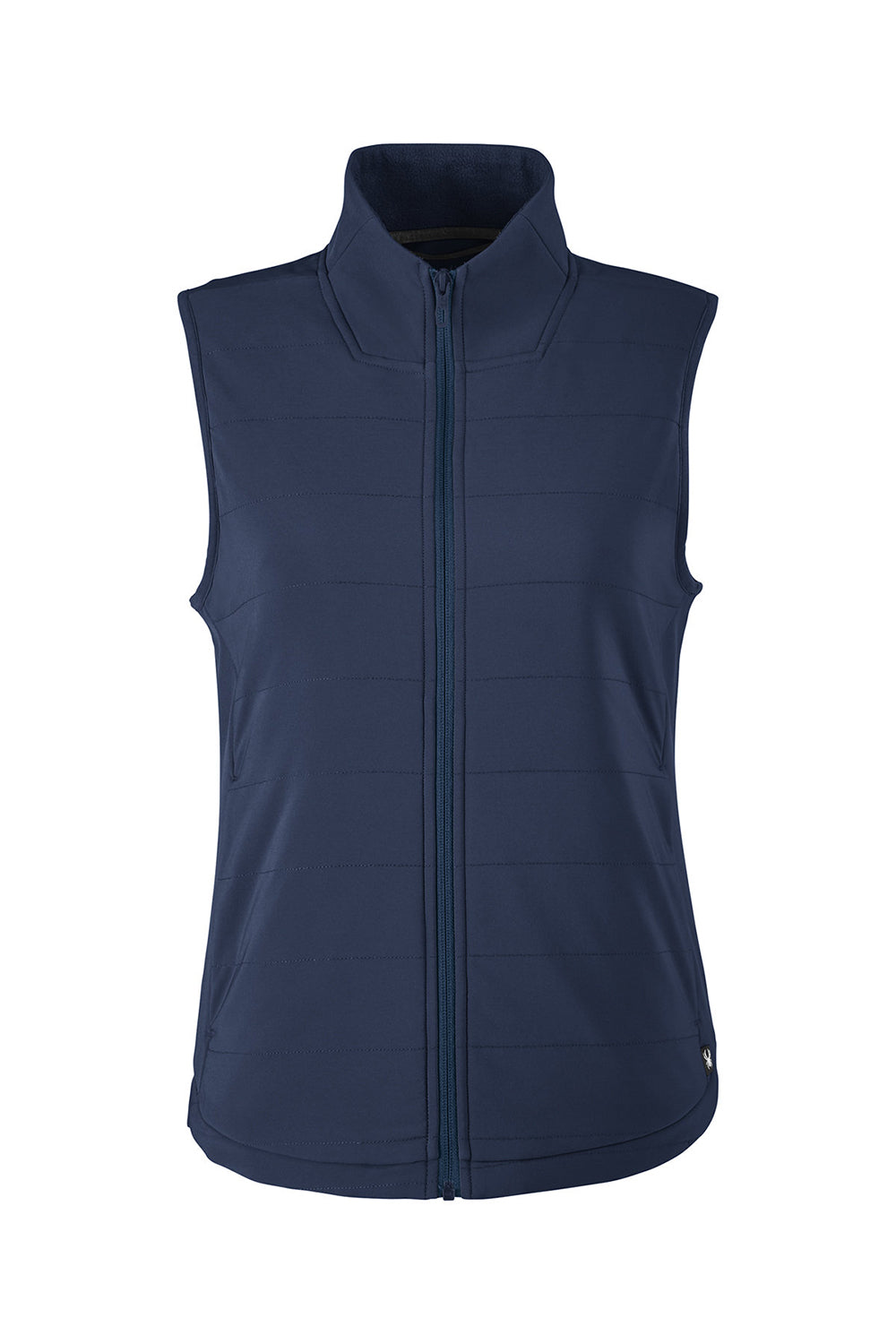 Spyder S17029 Womens Transit Full Zip Vest Frontier Blue Flat Front